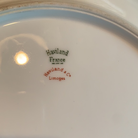 Antique Haviland Limoges France Schleiger 928 Serve Plate - Picture 7 of 10